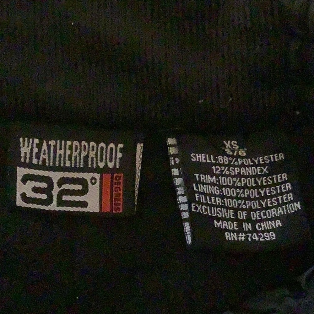 Kids Black winter/snow pants